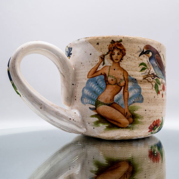 He's Here for your Woman Mug [Imperfect] - Image 5