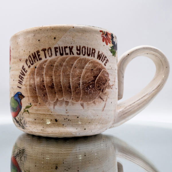 He's Here for your Woman Mug [Imperfect]