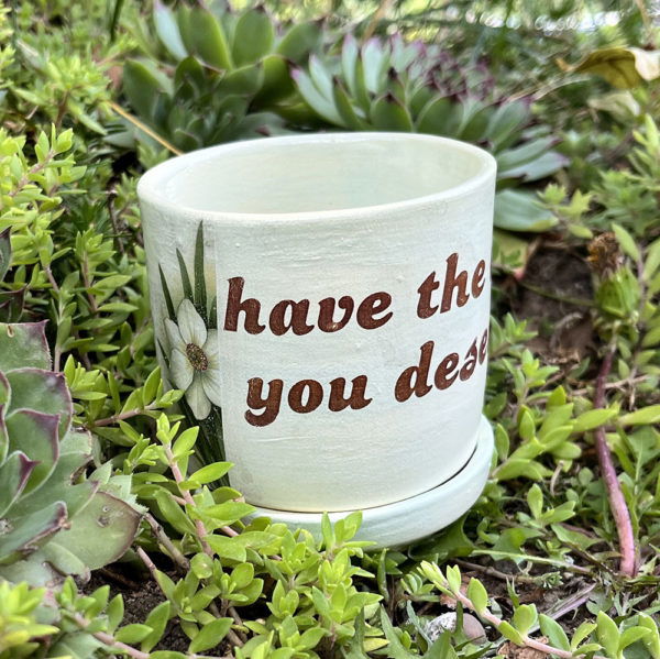 3ish" Planter - Best Wishes