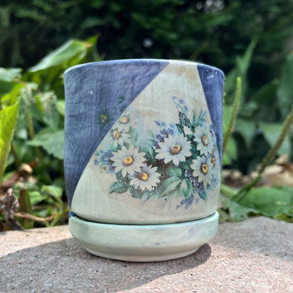 3ish" Planter - Geo Daisy