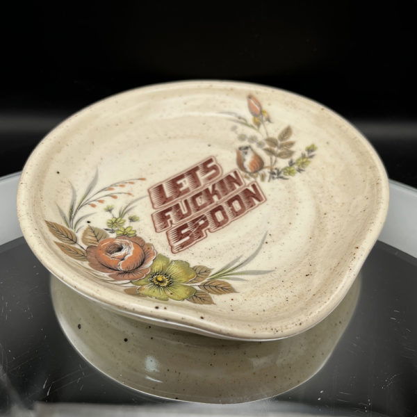 Lets Fuckin Spoon Rest - Pink & Green