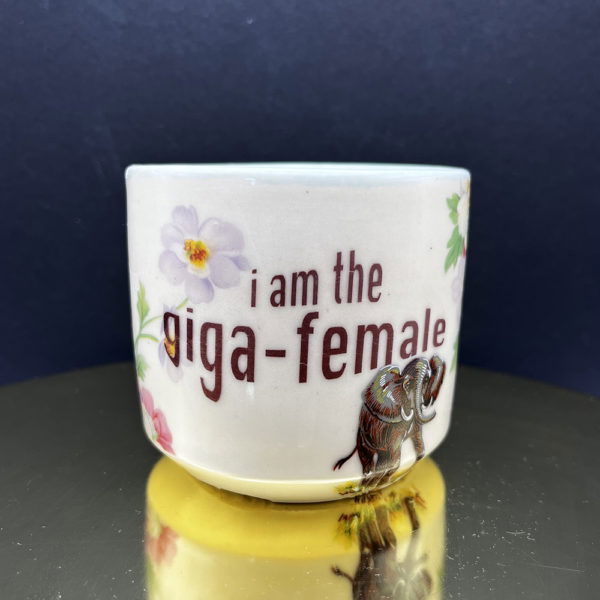 Girl-pilled and lady-maxxing cup- 8 oz stackable