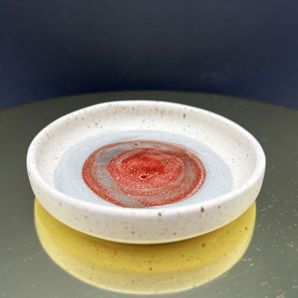 3" Moondog Sauce/Ring Dish - Red