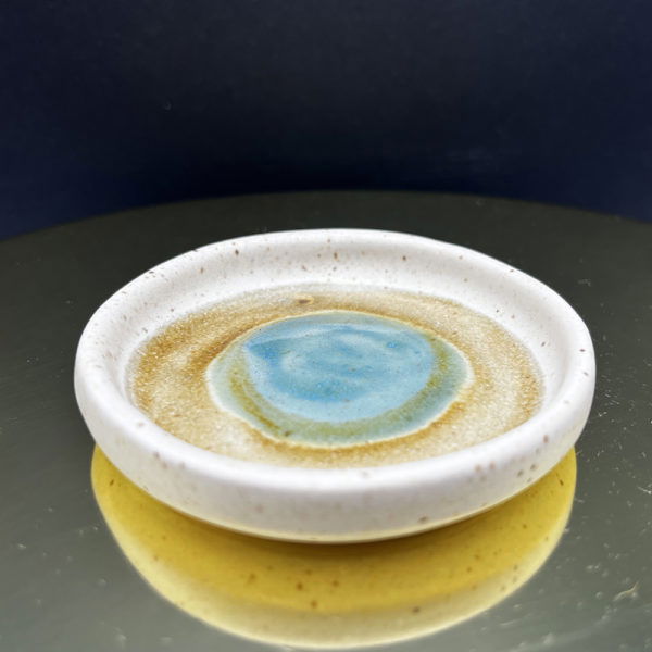 3" Moondog Sauce/Ring Dish - Amber