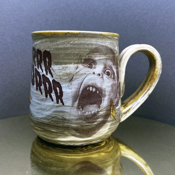 Australian Bat Boy Agateware Mug