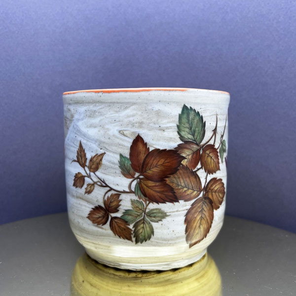 Australian Bat Boy Agateware Mug - Orange - Image 2