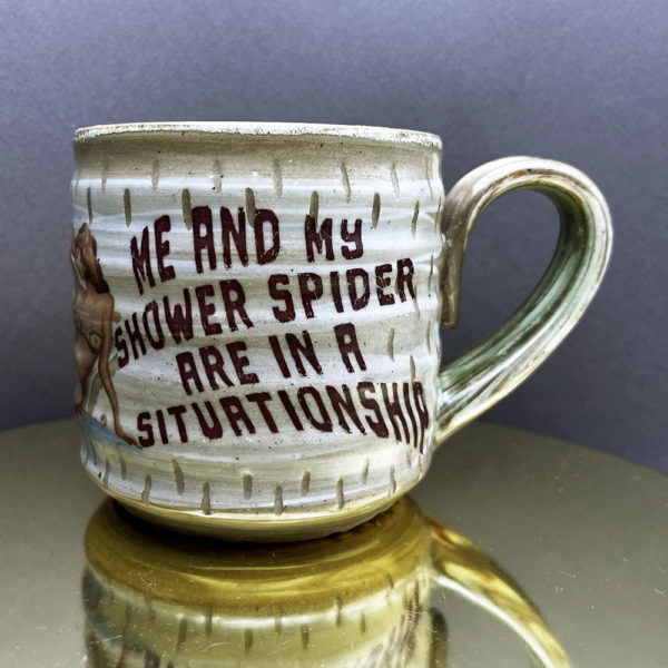 Situationship Carved Agateware Mug