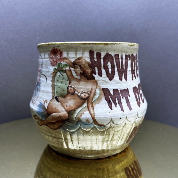 Baja Finger Blast Carved Agateware Mug - Image 2