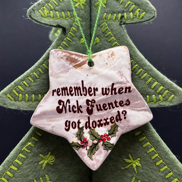 His Address Our Choice Cookie Ornament