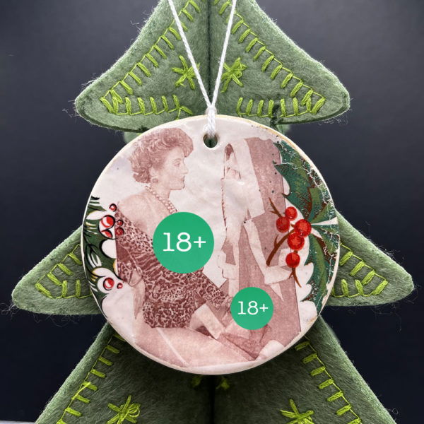 Holly Jolly Handy Pornament (w/ holly)