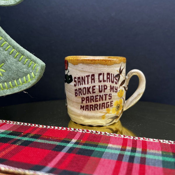 Hoe Hoe Hoe Tiny Mug Ornament - Image 2