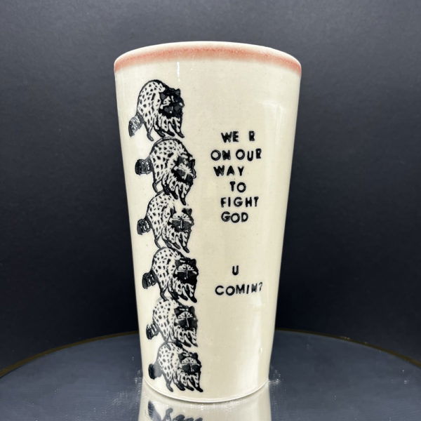 Militant Racc Stacc - 16 oz tallboi cup