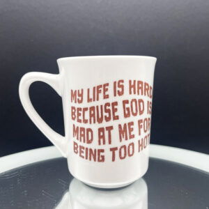 Too Hot Diner Mug - 8 oz Readymade [imperfect: glaze split]