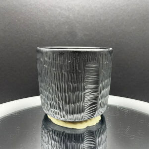 Matte Black Carved Cup - 10 oz