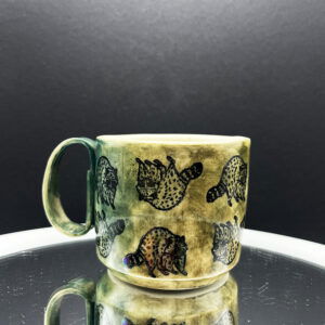 2 Iridescent Raccoons Mug - 8 oz