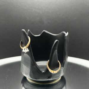 Matte Faceted Jewelry Holder
