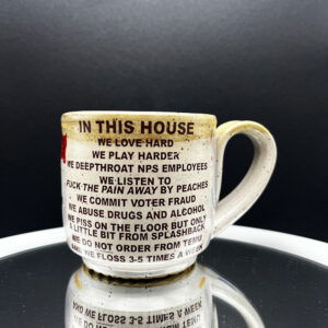 In This House Mug with Florals - 14 oz