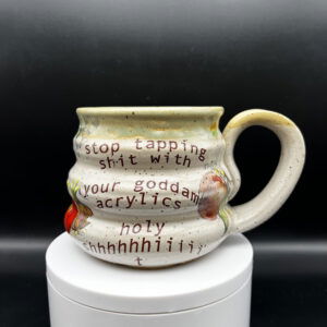 ASMR Whisper Hell Mug - 12 oz - Imperfect: Slight Glaze Crawl