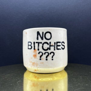 No Bitches??? Cup - 8 oz
