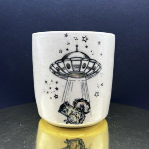 We Want This One Lumpy Cup with Iridescent Detailing- 14 oz