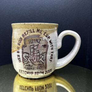 EZ Squirt Mug with iridescent detailing - 16 oz [Imperfect: Text Transfer]