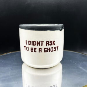 Stop Looking Through Me Cup - 8 oz - Black Stripe