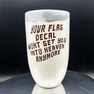 Flag Decal Tall Boi - 20 oz [Imperfect: Glaze Crawl]