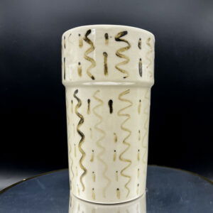 Experimental Black Iron Oxide Squiggles Tall Boi - 22 oz