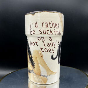 I'd Rather Be Tall Boi - 22 oz [Imperfect: Text Burnout]