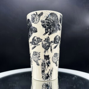 Raccoon Party Tall Boi - 16 oz [Imperfect: Glaze Crawl]