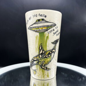 Whalien Tall Boi - 16 oz [Imperfect: Whale Glaze Crawl]