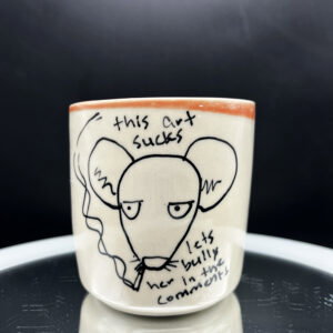 This Art Sucks Lumpy Cup - 14 oz [Imperfect: Exterior Texture]