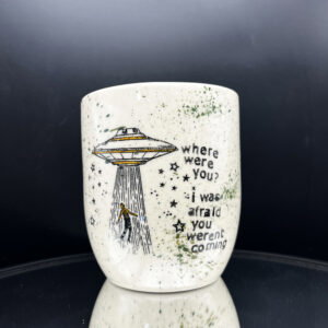Where Were You Cup - 14 oz [Imperfect: Glaze Crawl]