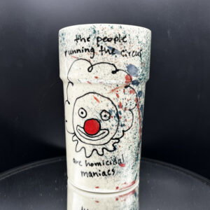 Clownin' Tall Boi - 22 oz [Imperfect: Glaze Crawl]